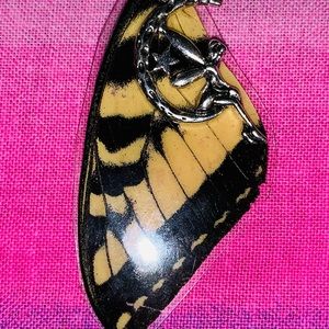 Real butterfly wing necklace! 🦋